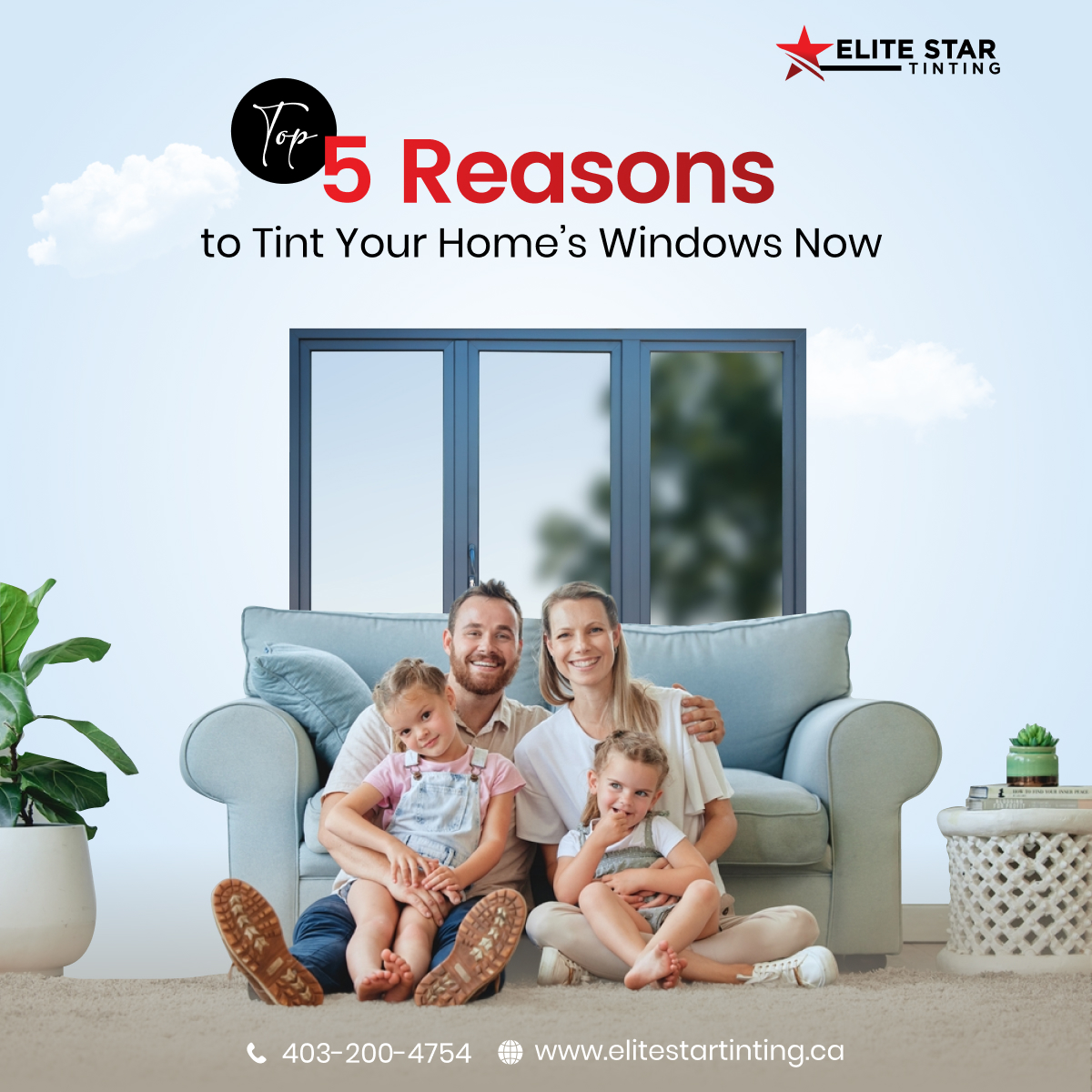 Top 5 Reasons to Tint Your Home’s Windows Now